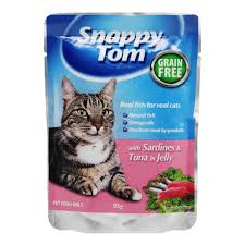 Snappy Tom Sardines & Tuna In Jelly 85g